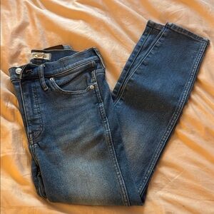 Madewell Blue Skinny Jeans with Stretch